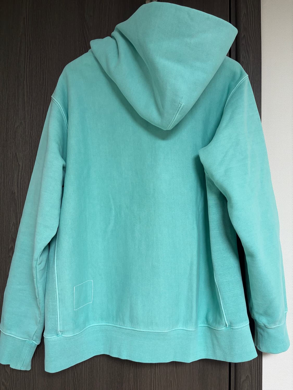 KHAKIS 카키스 오버다이드 후드티 민트 그린 M 상품이미지2