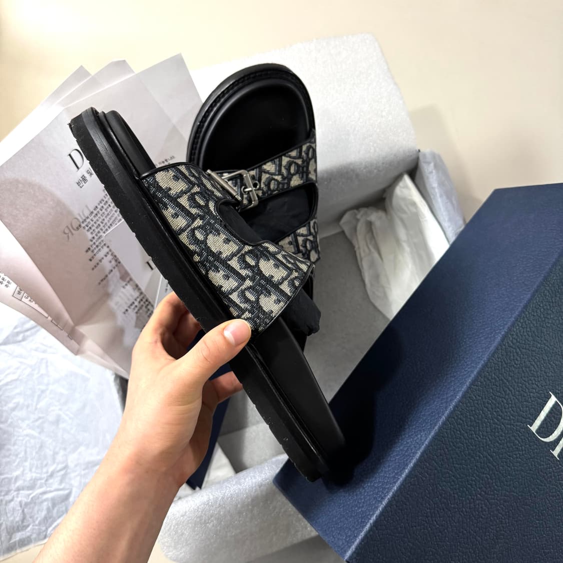 [백화점판/41]디올 오블리크 아쿠아 샌들 / 슬리퍼 상품이미지5