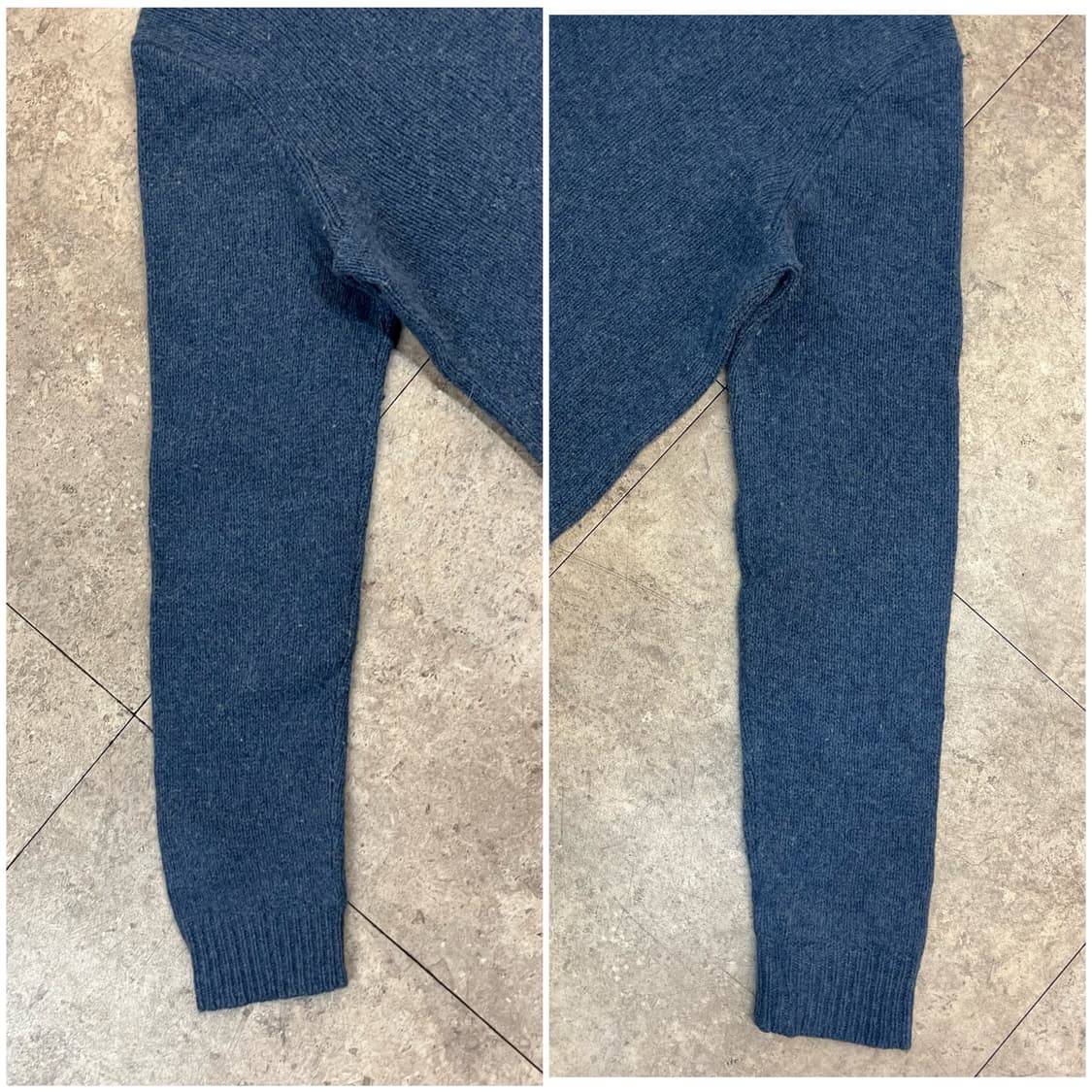 폴로 랄프로렌 반집업 니트 블루 XL #csz2433 상품이미지9