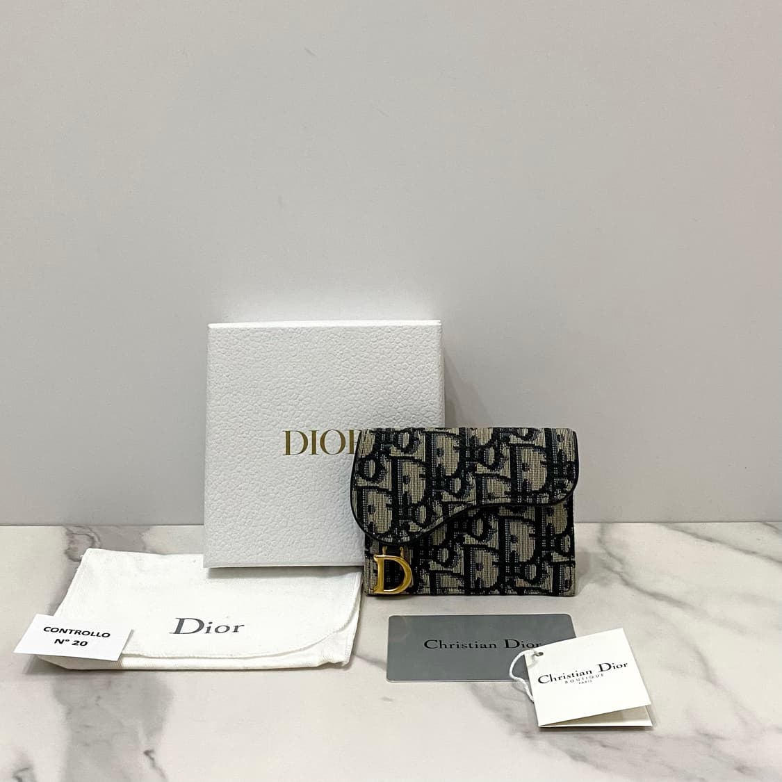 디올 새들 오블리크 자카드 카드지갑 S5610CTZQ-928U 상품이미지1