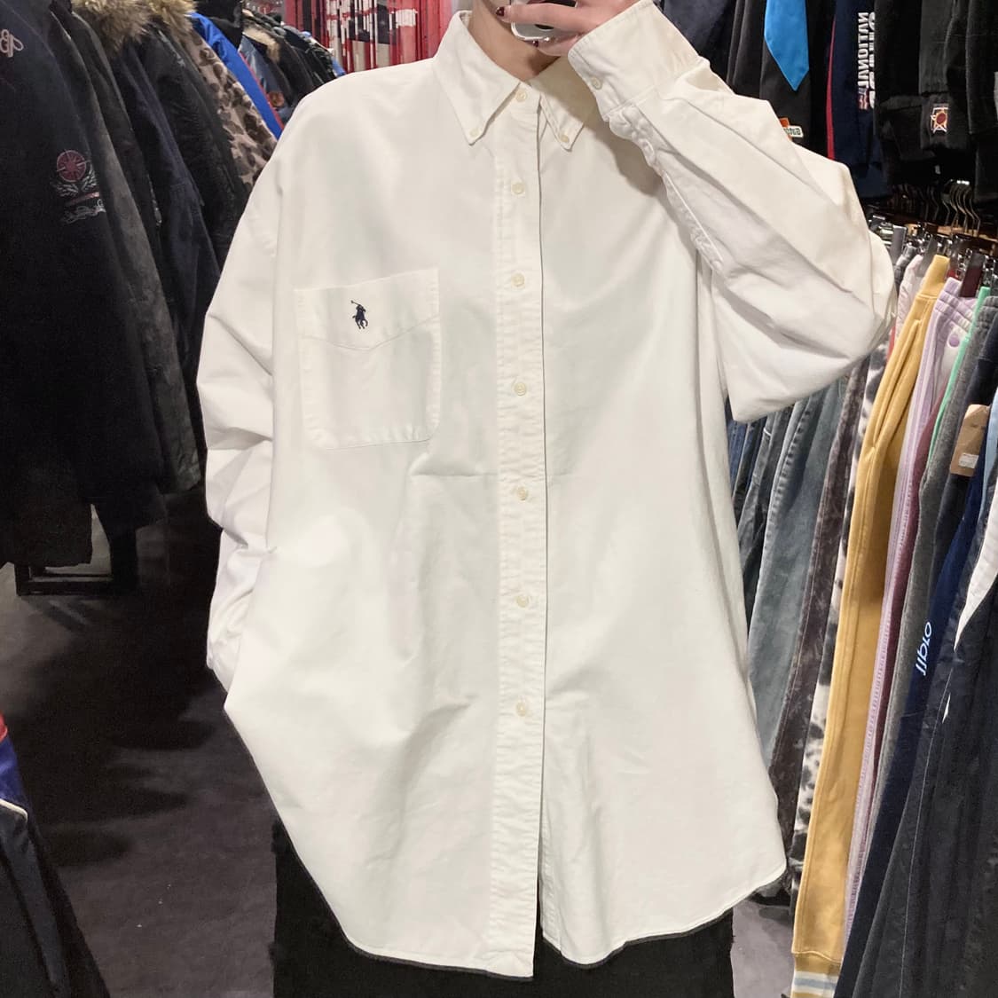 [IM]폴로 랄프로렌 시그니처 포니 화이트셔츠 상품이미지1