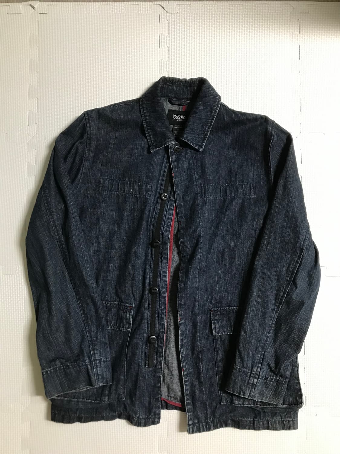 빈티지 데님 하프 자켓 상품이미지3