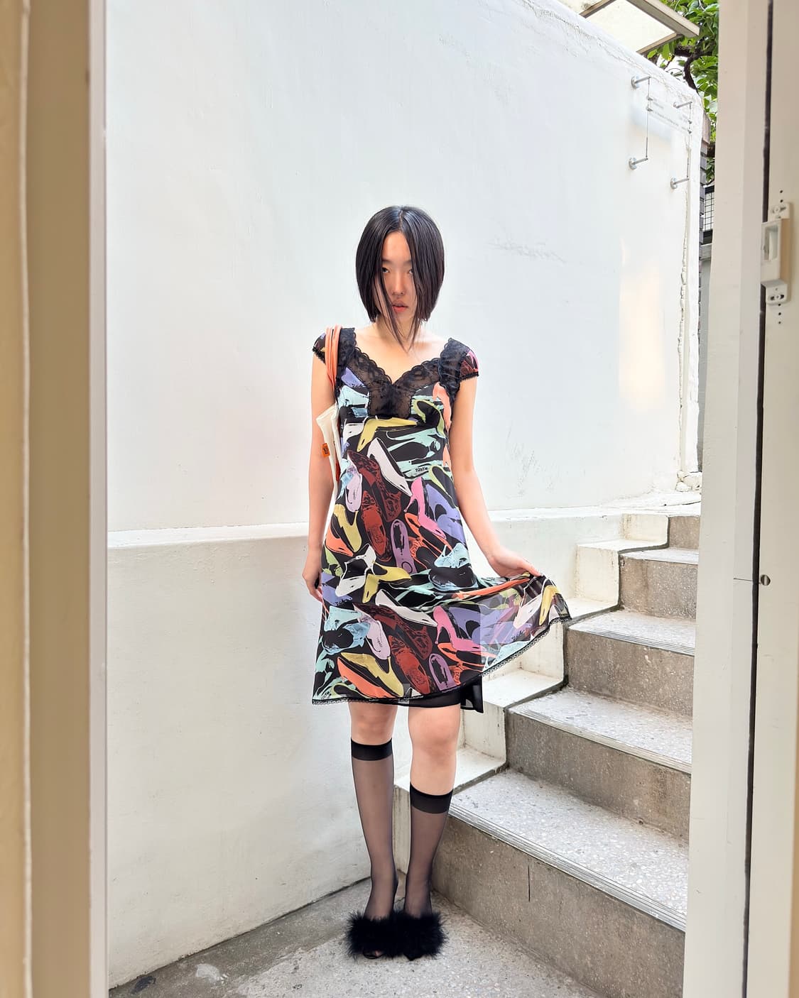 Hysteric Glamour Lace Trim Dress/ Os 상품이미지9