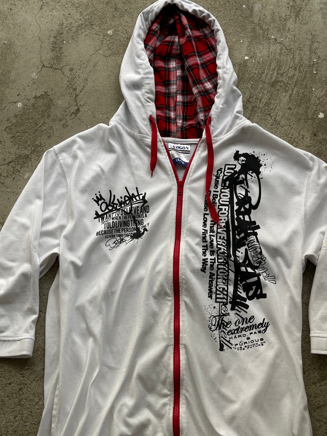 (Vogon)check layered hoody 상품이미지2