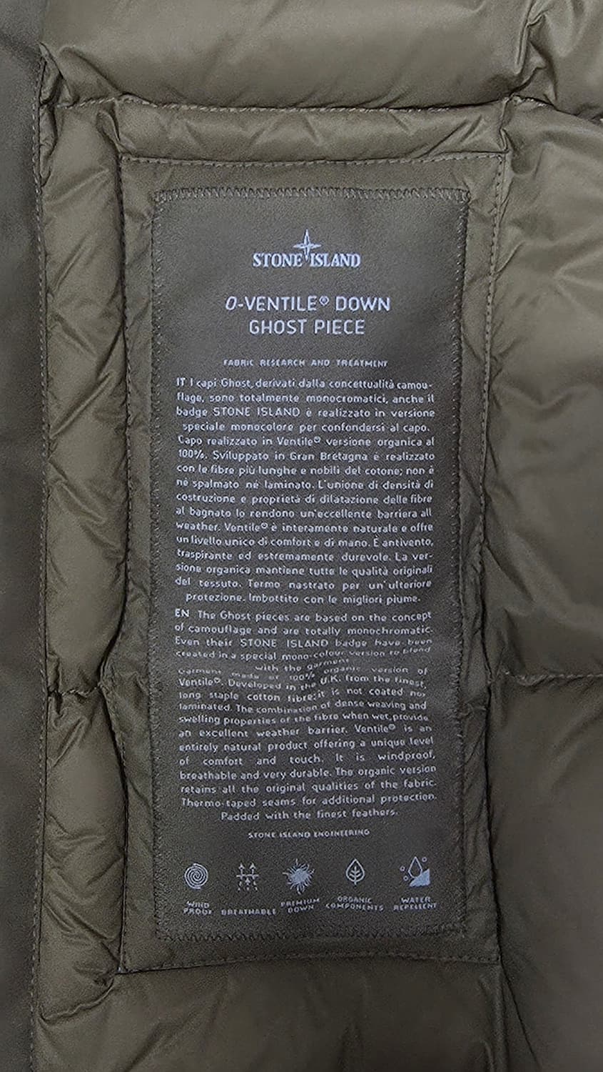 스톤아일랜드 고스트 O-벤틸 패딩 Desert XL (새상품) 상품이미지3