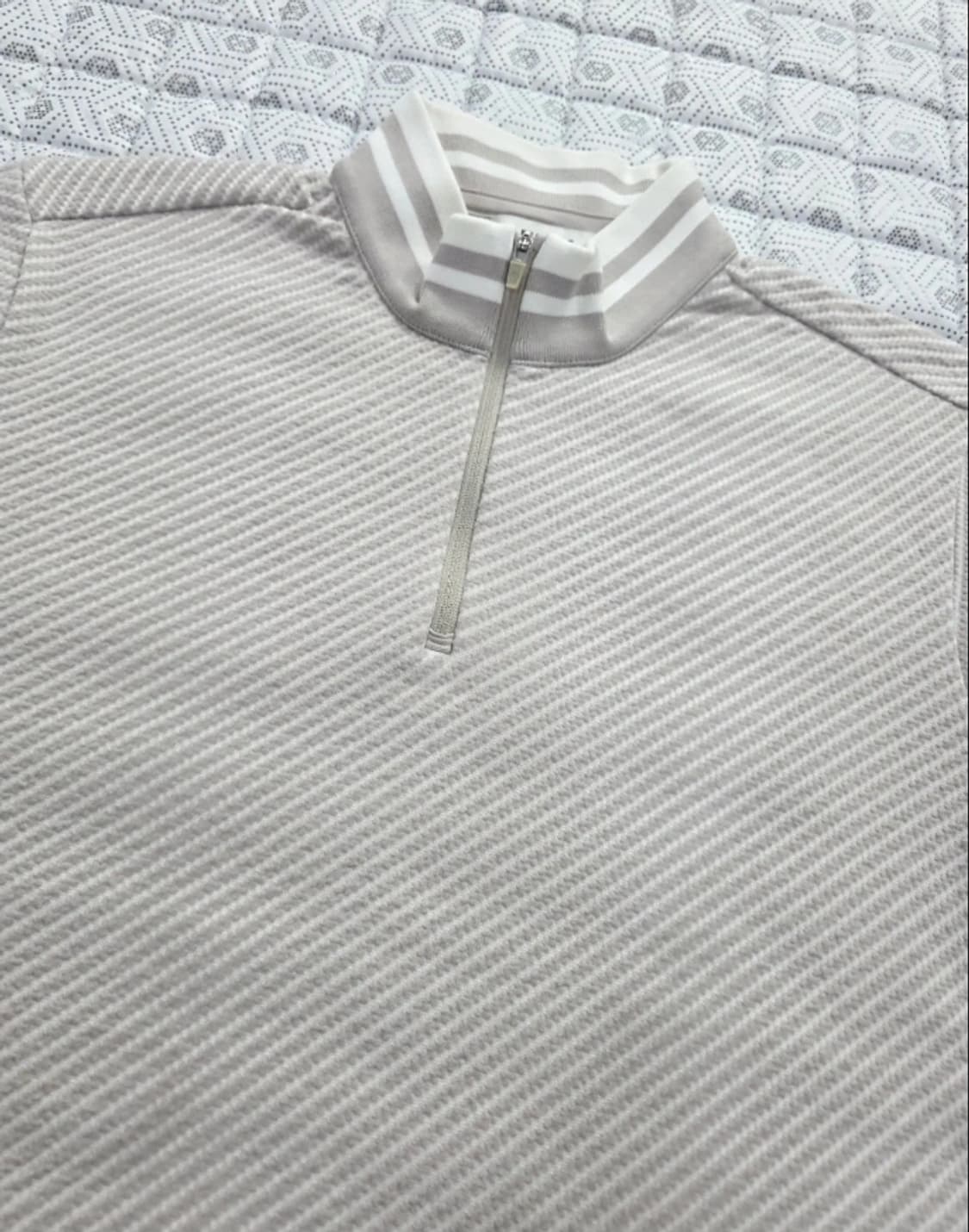 빈폴 남성 헤링본 반집업 티셔츠 95 상품이미지2