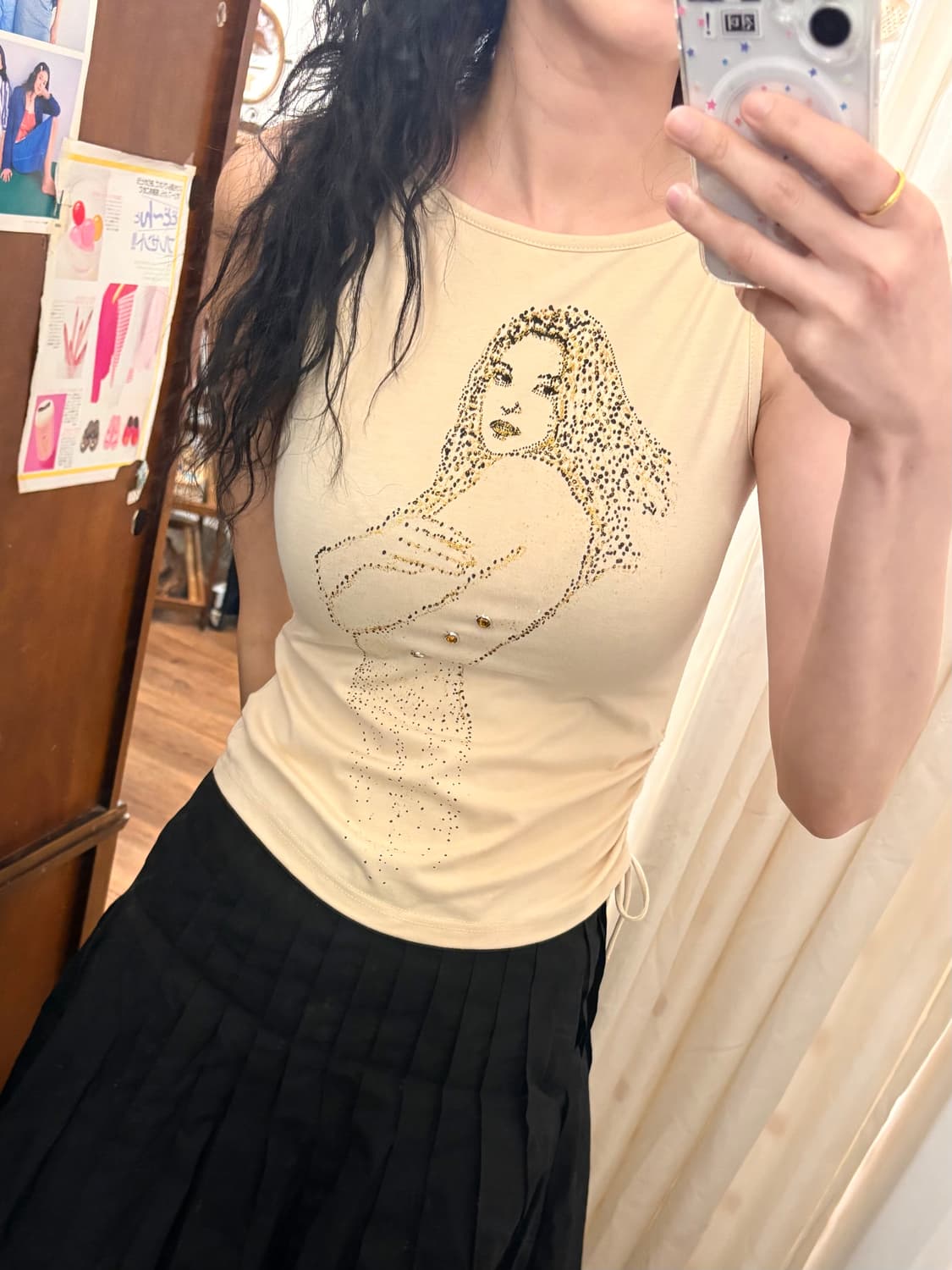 jpn vintage ivory girl sleeveless 상품이미지4