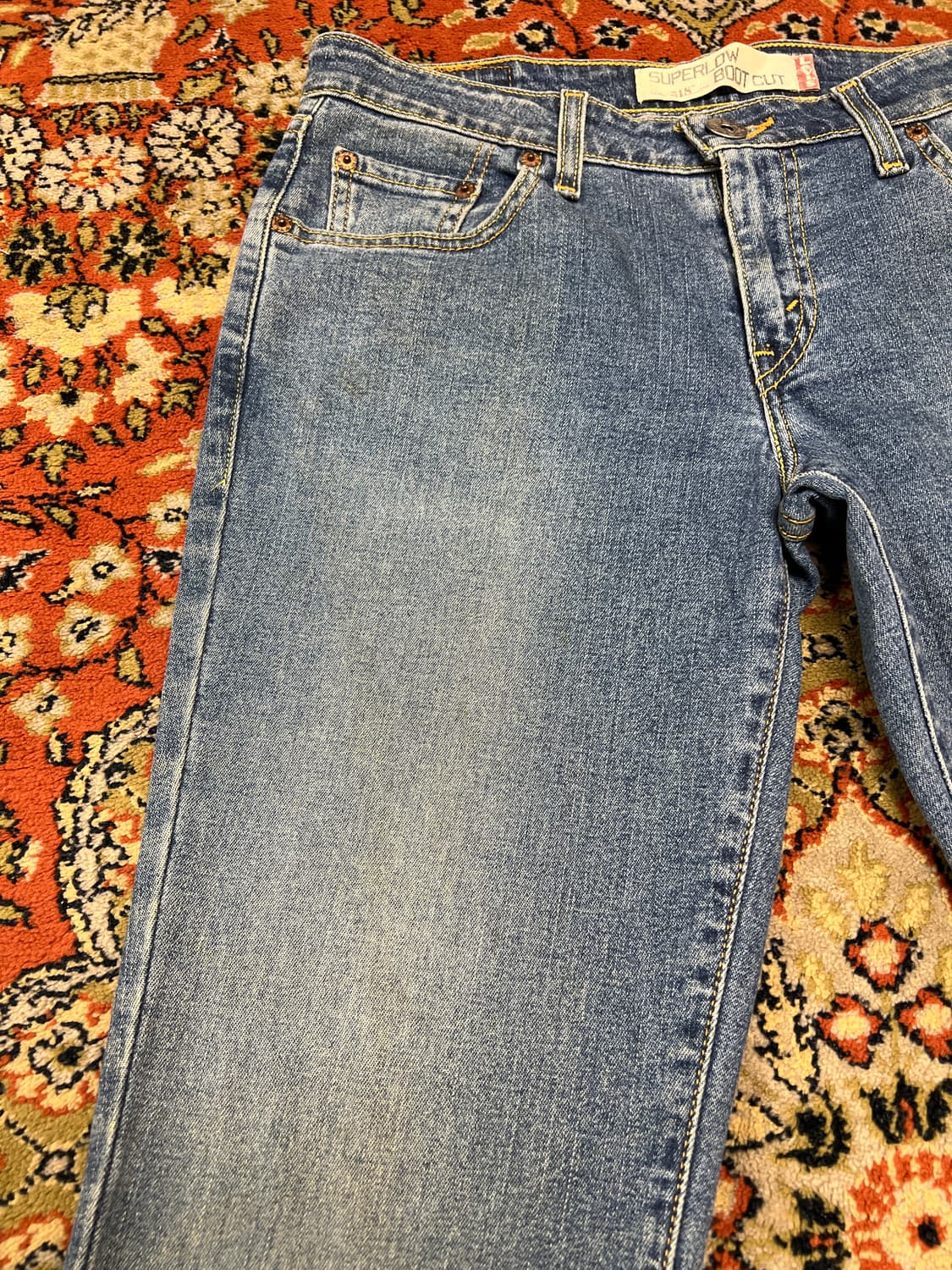 [L] 리바이스 빈티지 SUPER LOW 518 여성 부츠컷 데님 상품이미지3