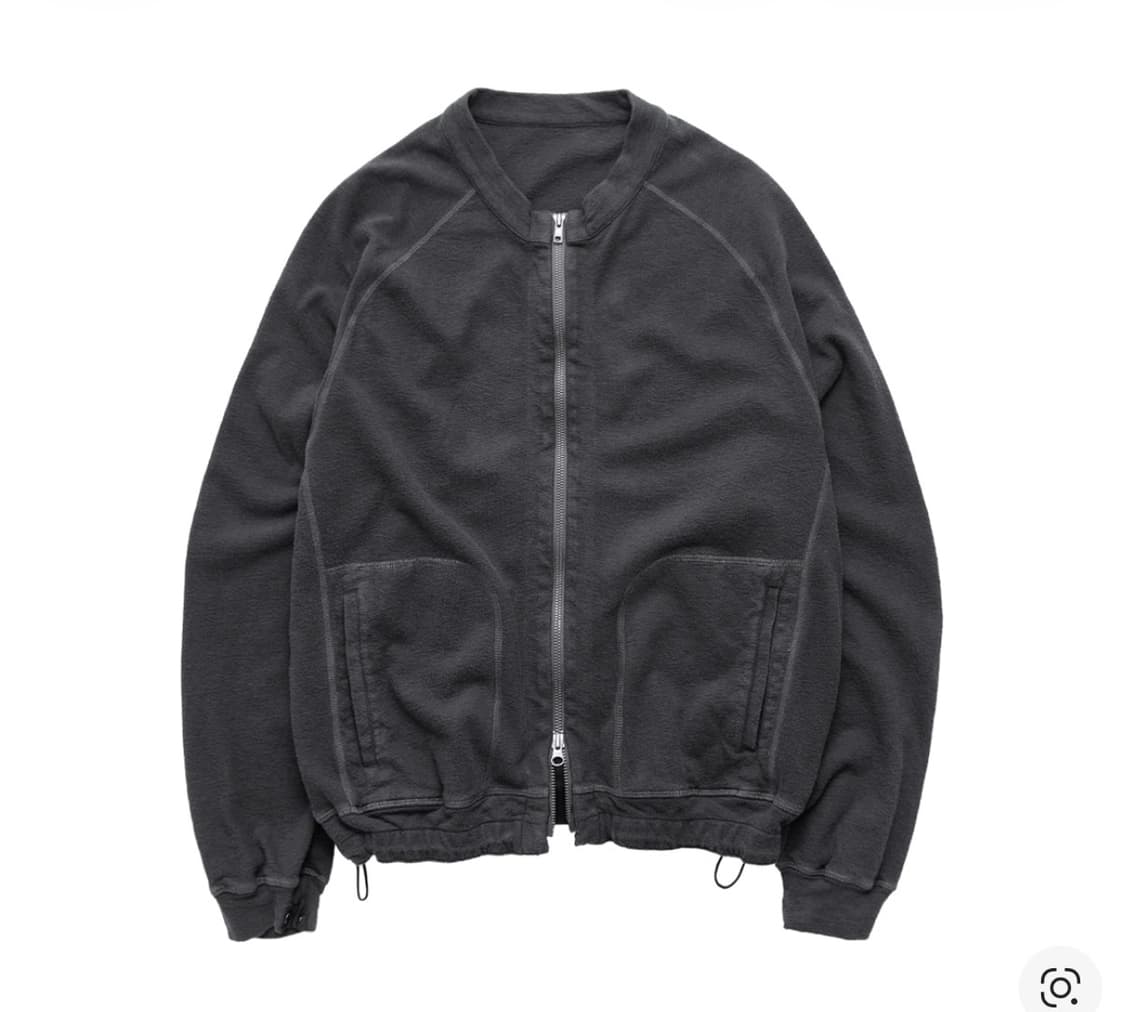 4)폴리테루 러프셋 집업 퍼플차콜 상품이미지1