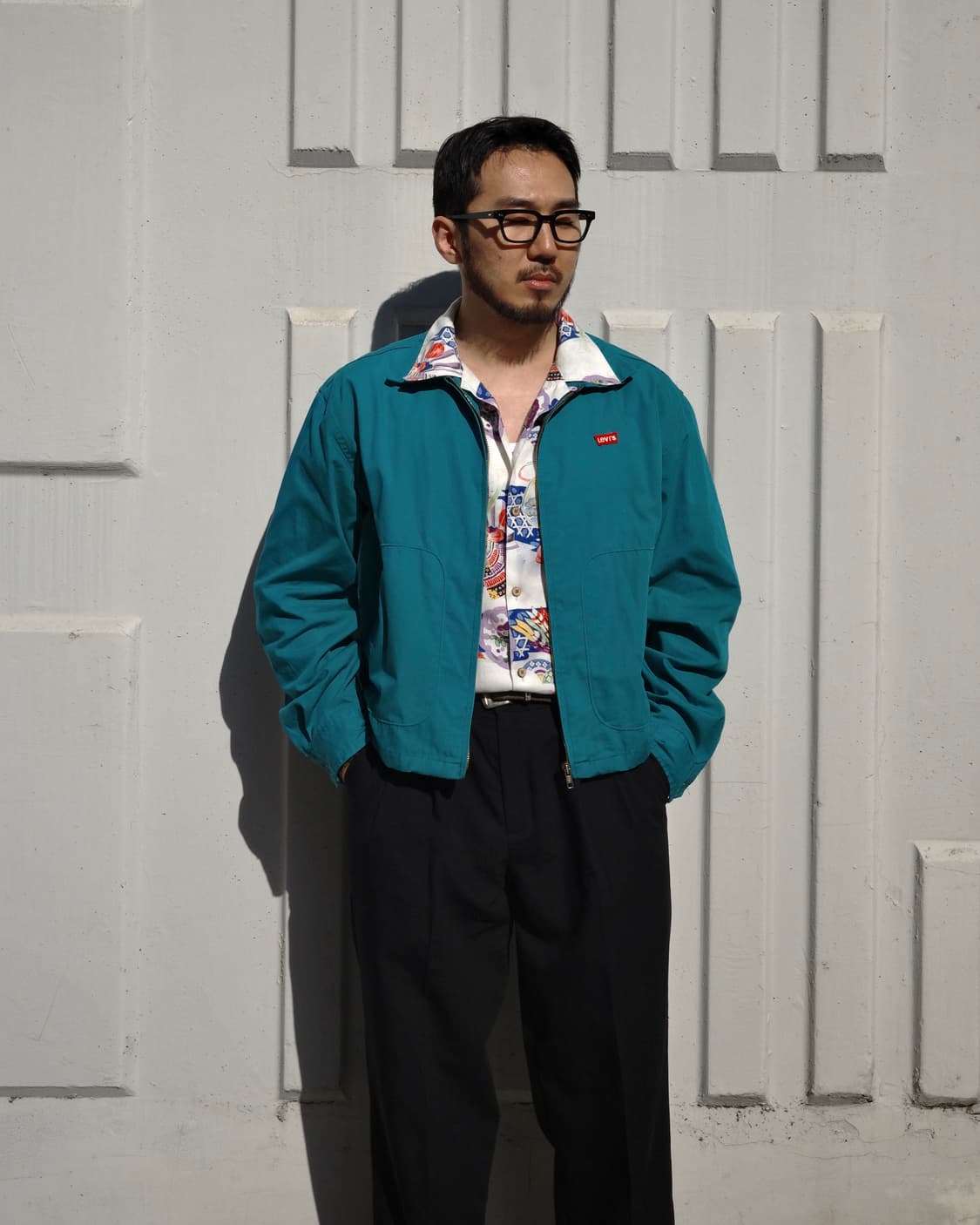90s Levi’s 틸그린 드리즐러 자켓 상품이미지8