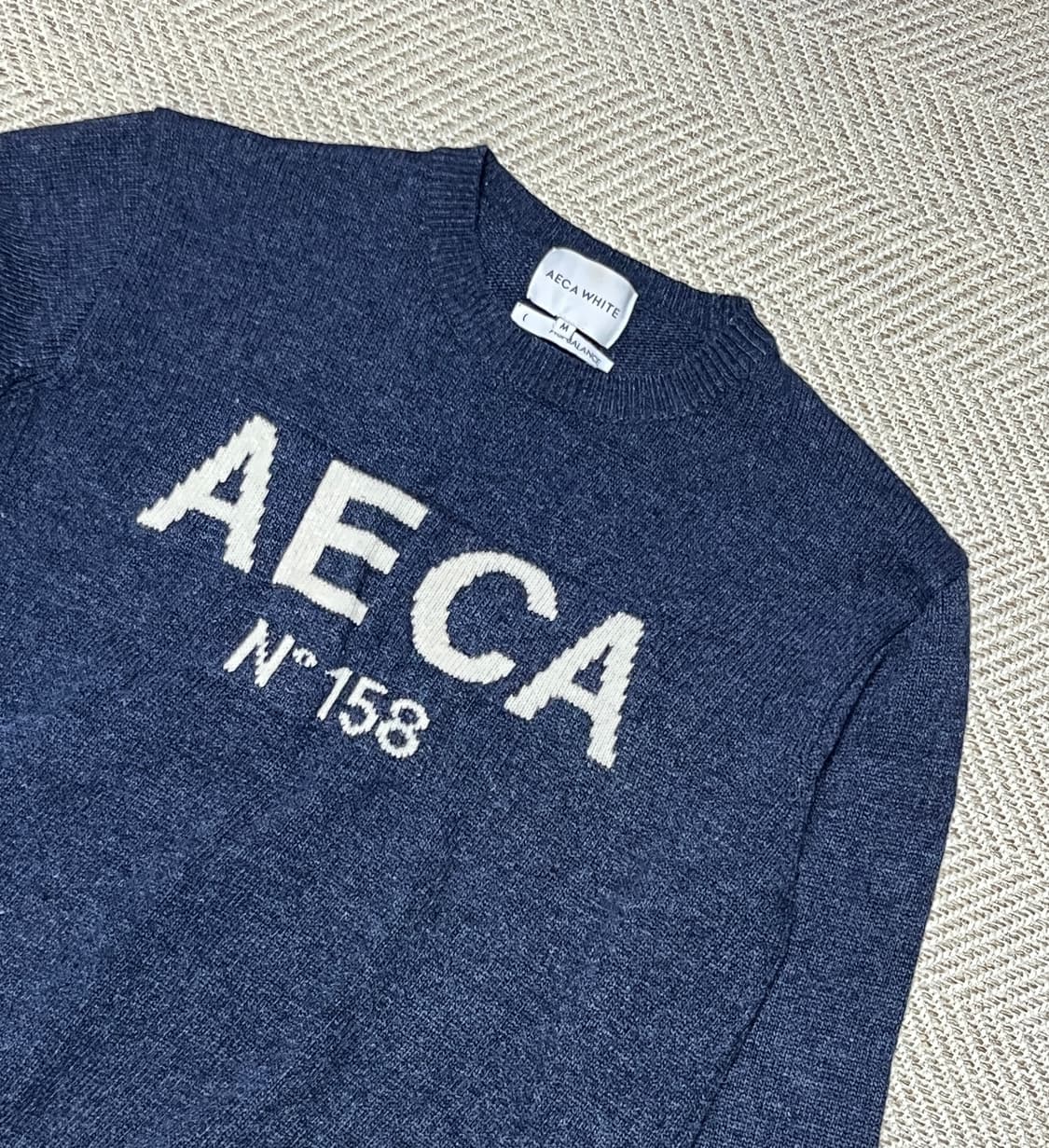 공용 에이카화이트 니트 스웨터 M 상품이미지8