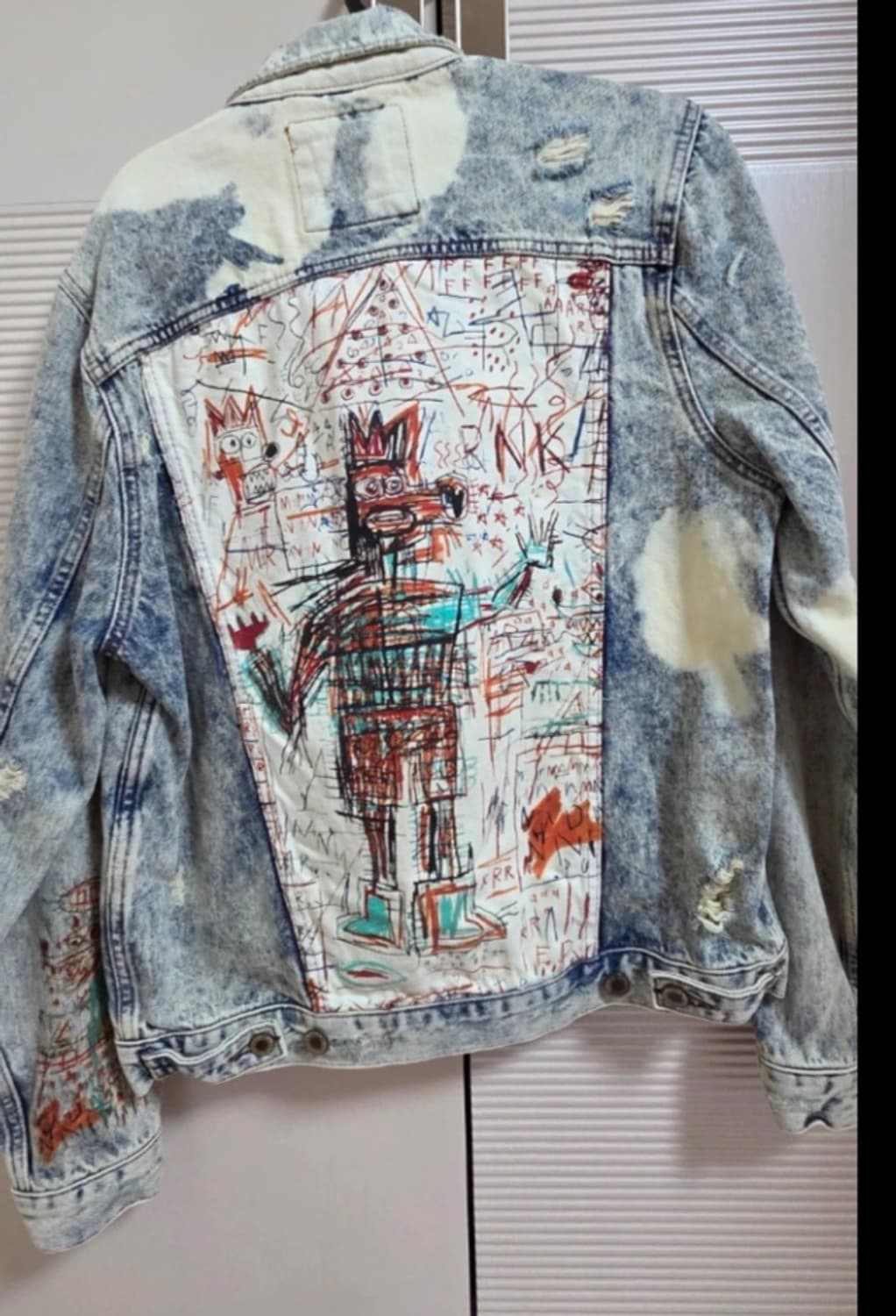 장 미셸 바스키아 자라 데님 자켓 청자켓 M 상품이미지4