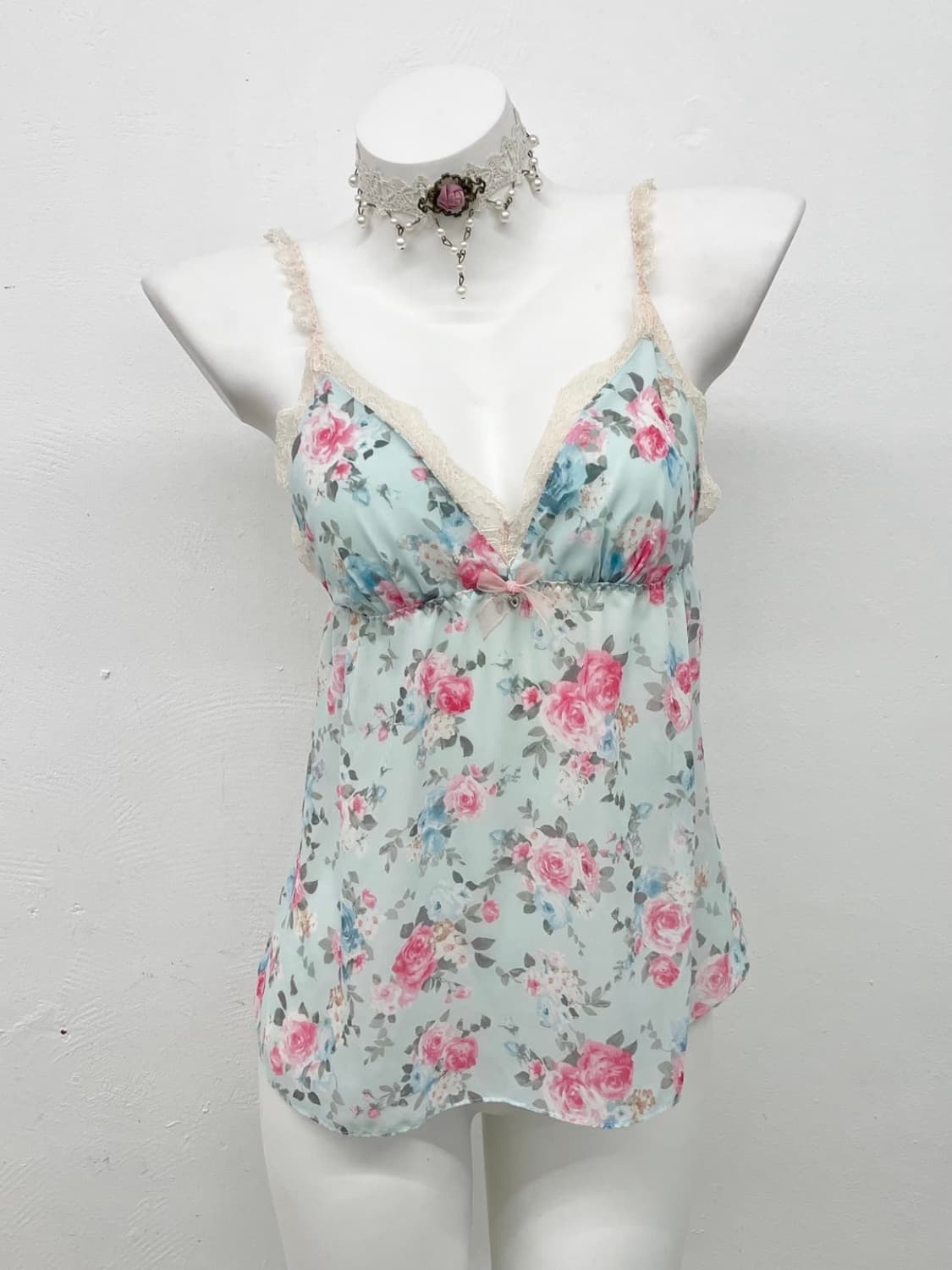 에블린 페어리 플로럴 레이스 슬립 상품이미지1