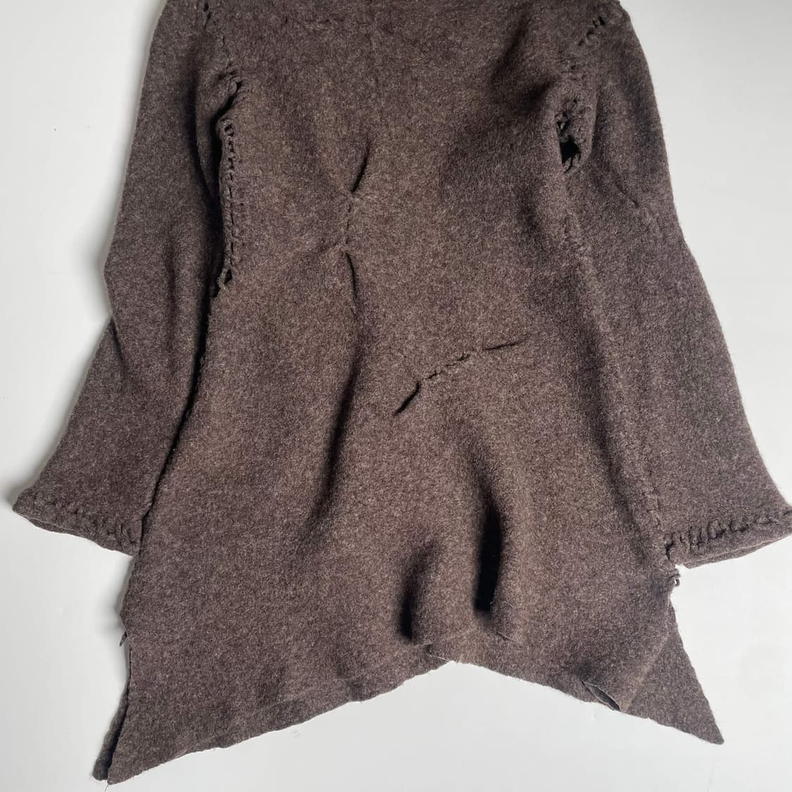 Yoshiki hishinuma 핸드메이드 울 블렌드 매듭 니트 상품이미지8