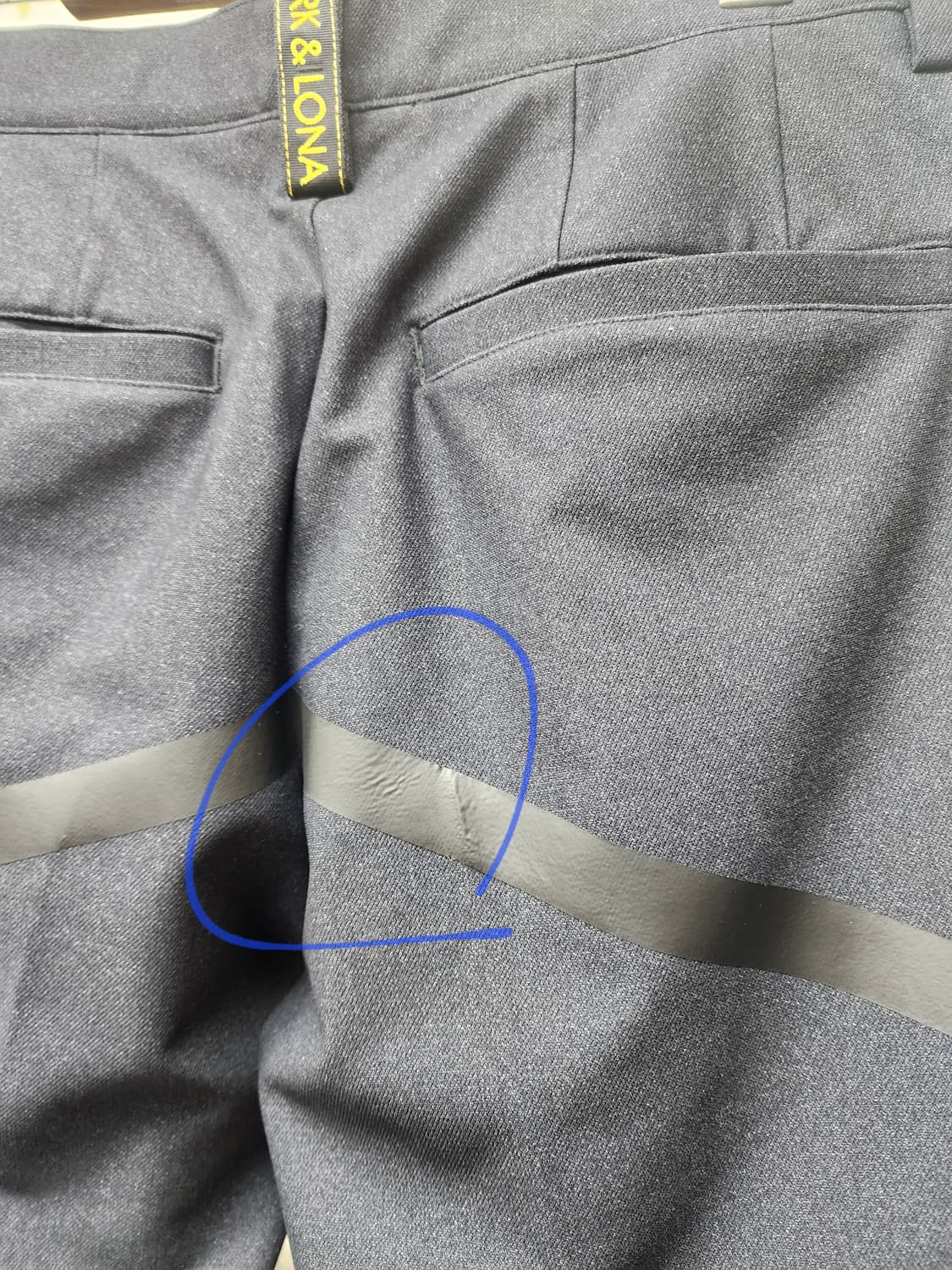 마크앤로나 남성골프바지 34 파이핑 기모 골프팬츠 봄가을용 MM47 상품이미지6