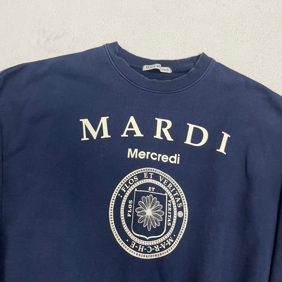 Mardimercredi navy sweatshirt 상품이미지4