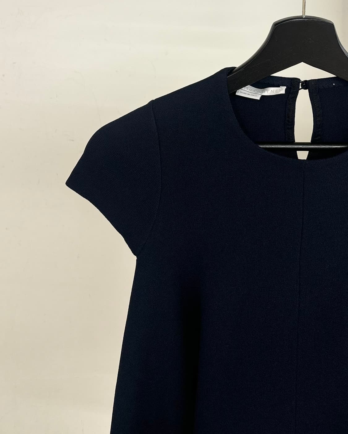 스텔라 맥카트니 네이비 드레이프 블라우스 티셔츠 상품이미지3