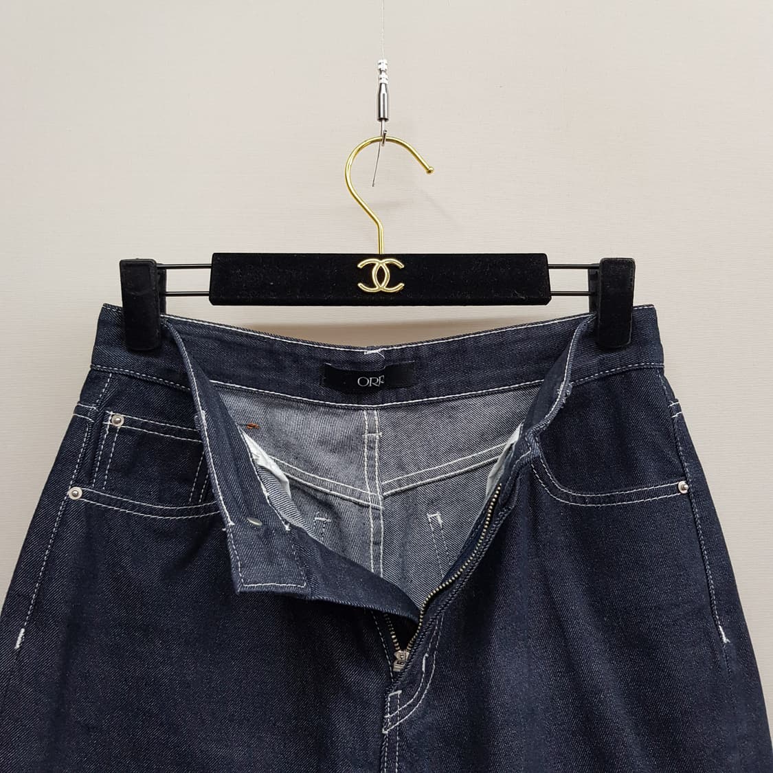 오르 ORR 와이드 스트레이트 데님 팬츠 s사이즈 상품이미지2
