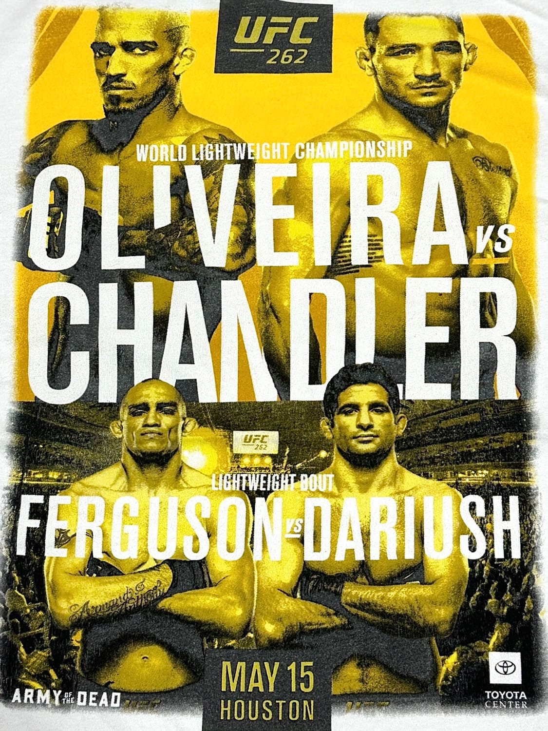 UFC 262 찰스 올리베이라 vs 마이클 챈들러 롱슬리브 상품이미지6
