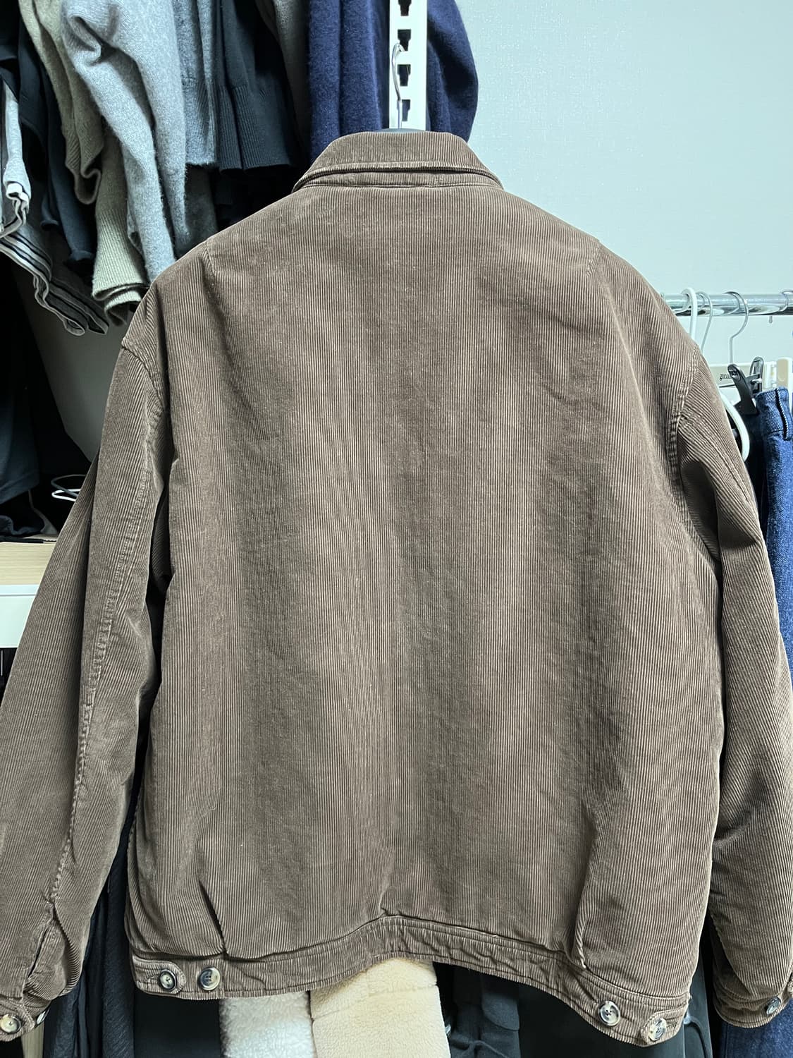 카키스 코듀로이 스윙 자켓 브라운 M 상품이미지4