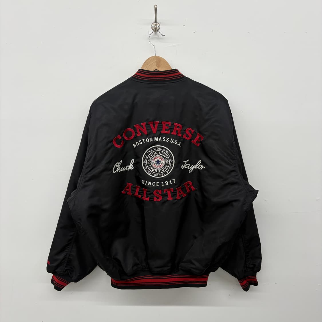 컨버스 올스타 블랙 봄버 자켓 남/L 상품이미지6