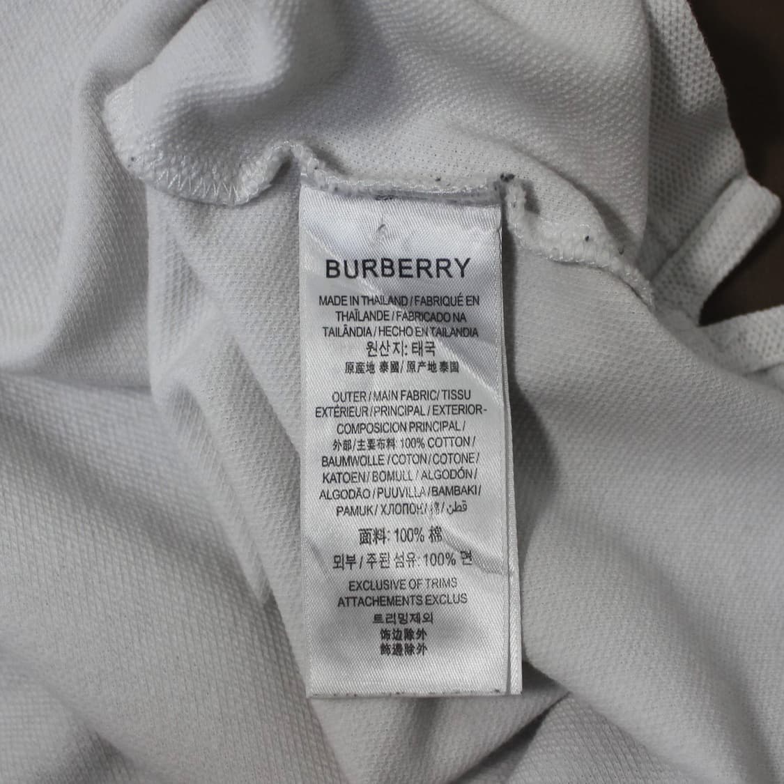 Burberry 버버리 화이트 PK 반팔 상품이미지5