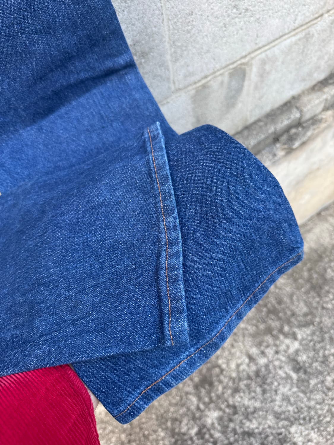 90s 랭글러 빈티지 13mwz 카우보이컷 데님 팬츠 34 상품이미지6