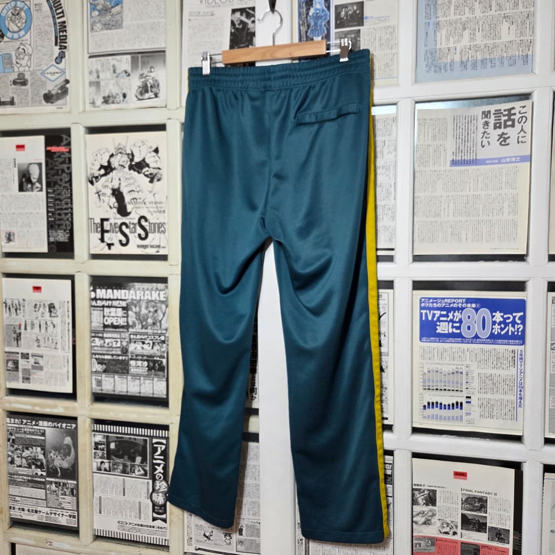 나이키 그린 사이드라인 스우시 트랙팬츠 상품이미지4