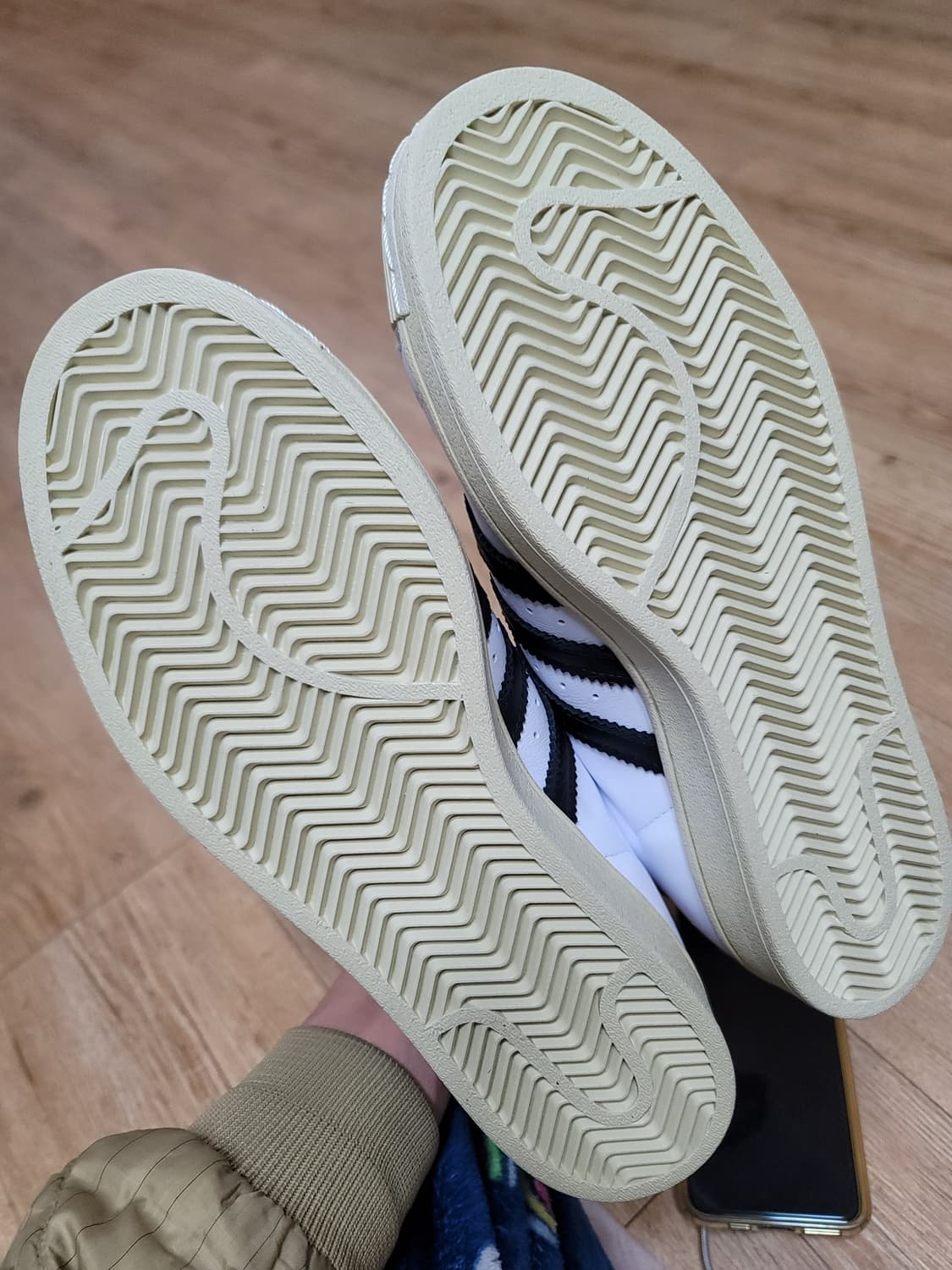 아디다스 슈퍼스타 프리미엄화이트265 새제품 상품이미지6