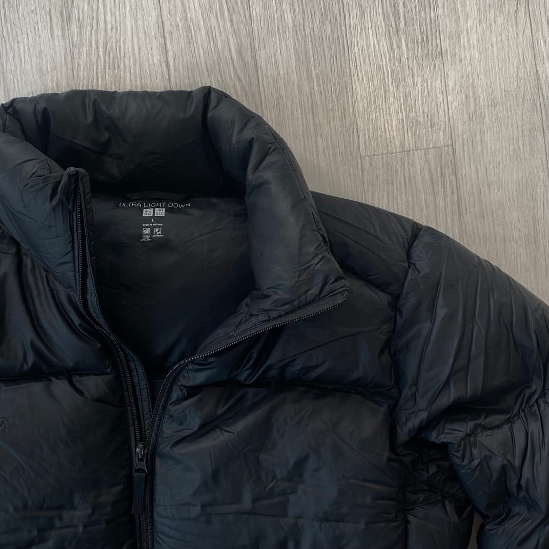 유니클로 u 울트라 라이트 다운 블랙 L 상품이미지1