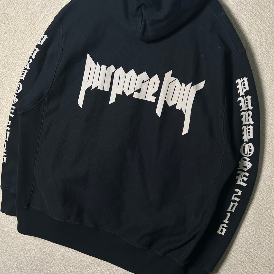 (XL) 챔피온 저스틴 비버 Purpose Tour 후드티  상품이미지2