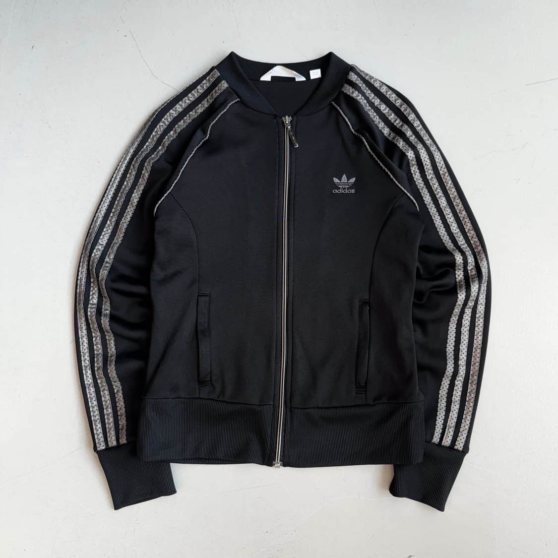 아디다스 검은 블랙실버 파이어버드 슈퍼스타 트랙탑 져지 상품이미지2