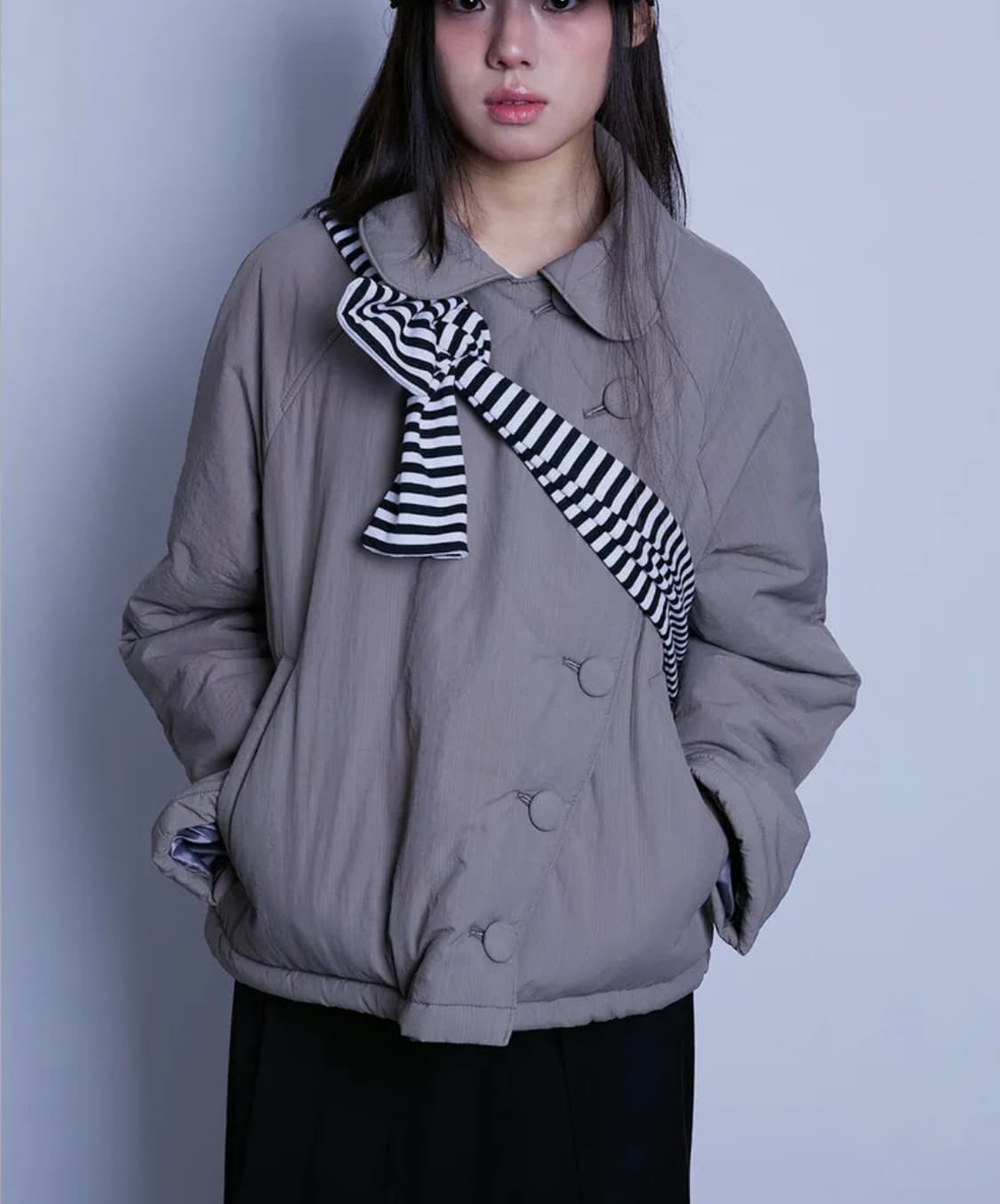 더뮤지엄비지터 자켓 ROUND UNBALANCED PUFF 상품이미지6