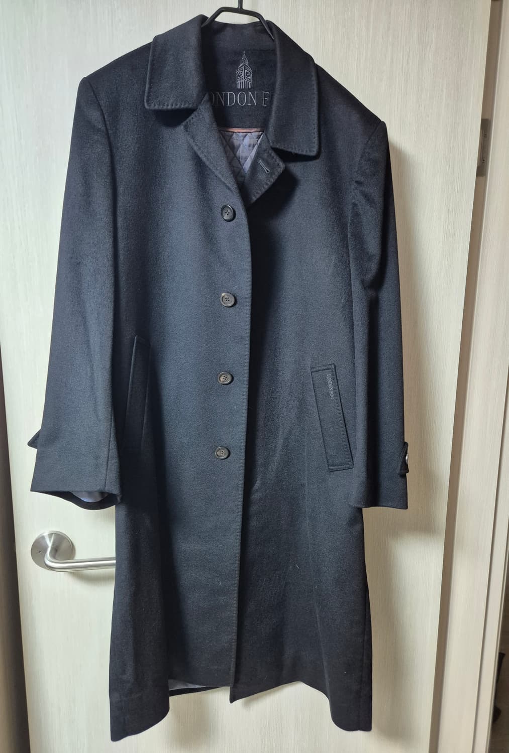 런던포그 캐시미어 100프로 코트 캐시미어코트 남성 XL 상품이미지1
