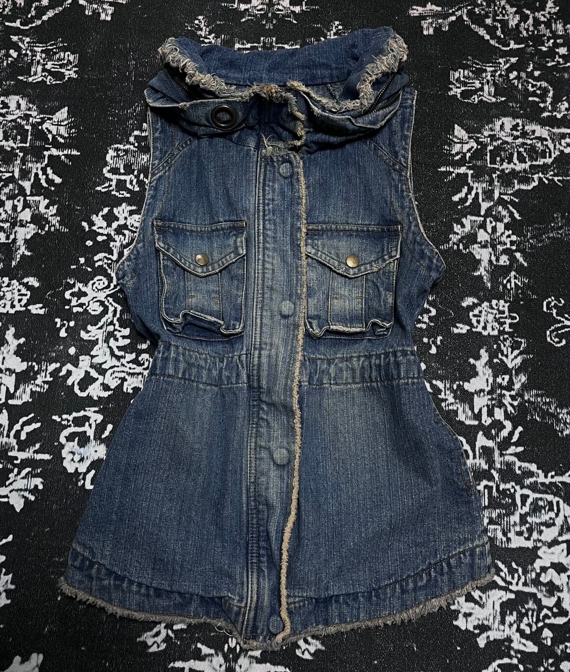 아일렛 후드 청자켓 (여성용) 상품이미지1