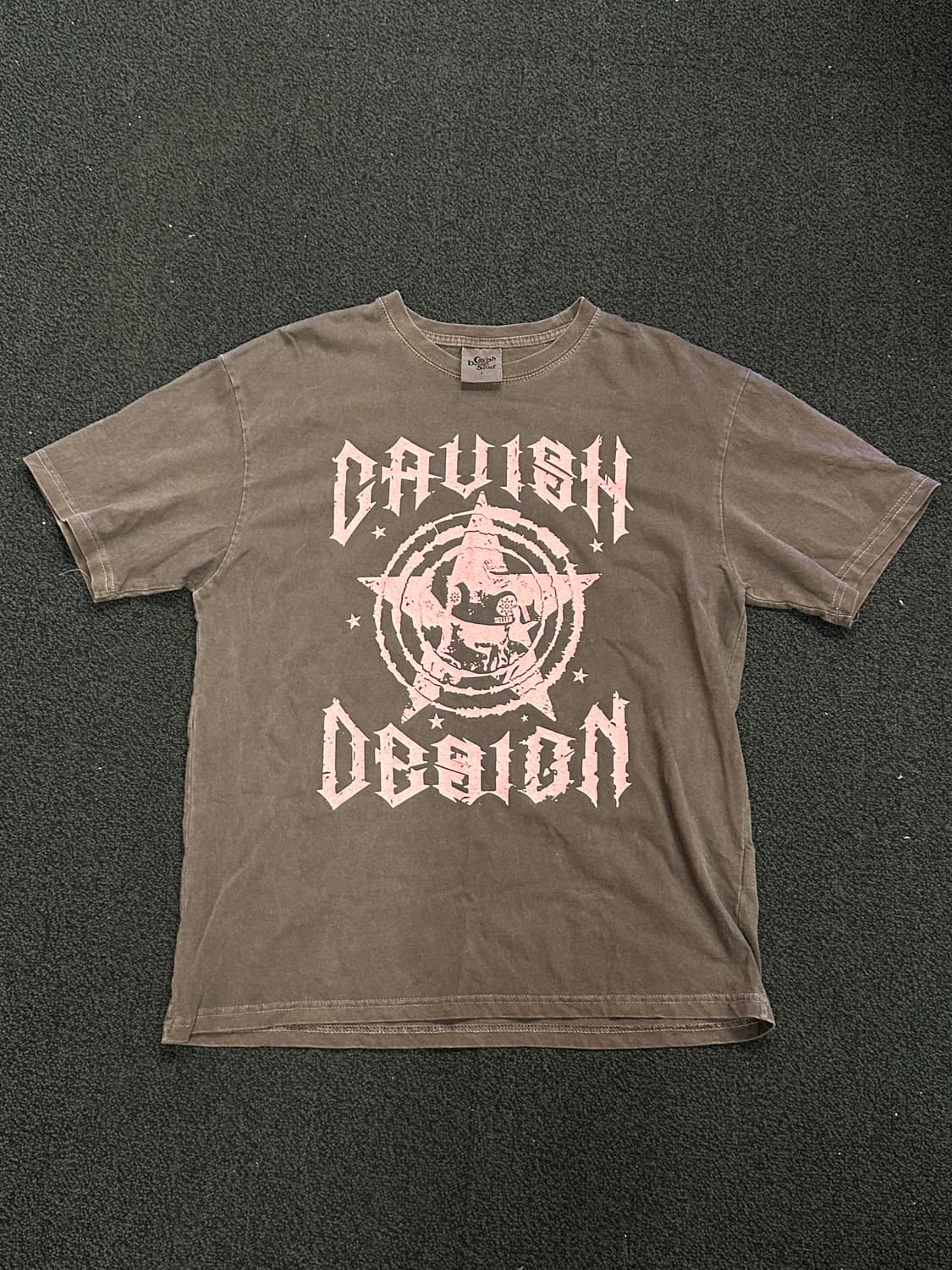 (사이즈 s)카비시 프로그 스타 반팔티 브라운 팝니다 상품이미지1