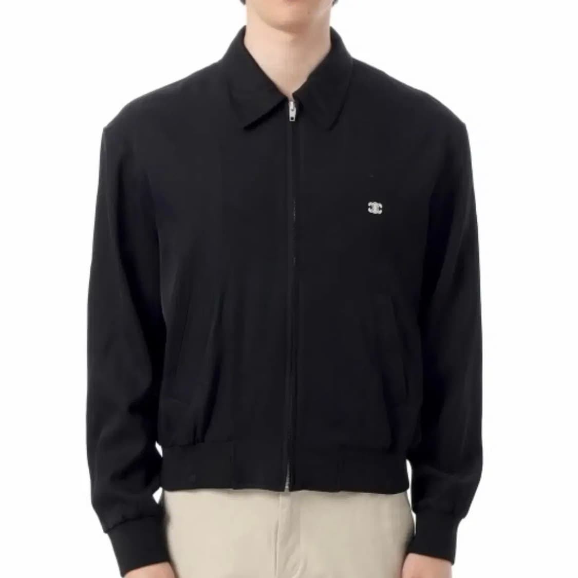 [S+급/48] 셀린느 트리옹프 비스코스 트윌 블루종 자켓 상품이미지7