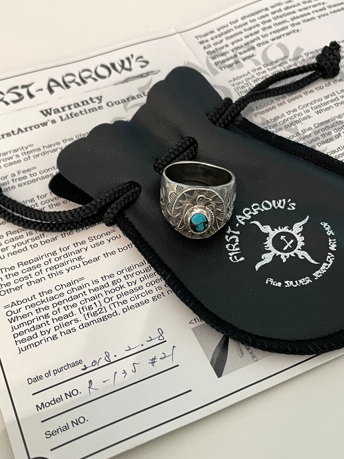 퍼스트 애로우즈 VFSW Stamp ring 반지 상품이미지1