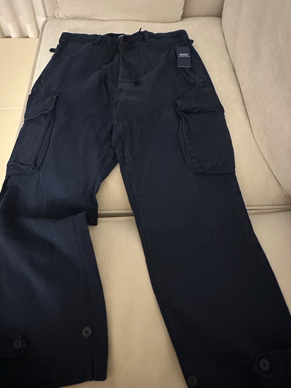 폴로 랄프로렌 릴렉스핏 헤링본 카고 네이비 31/32 상품이미지3