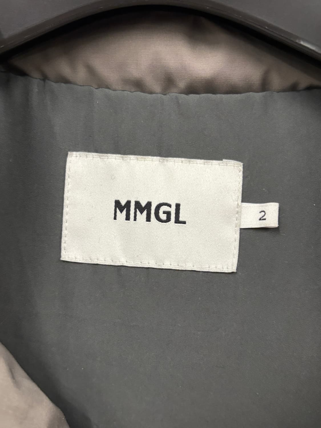 MMGL 푸퍼 다운 숏패딩 그레이 XL 상품이미지4