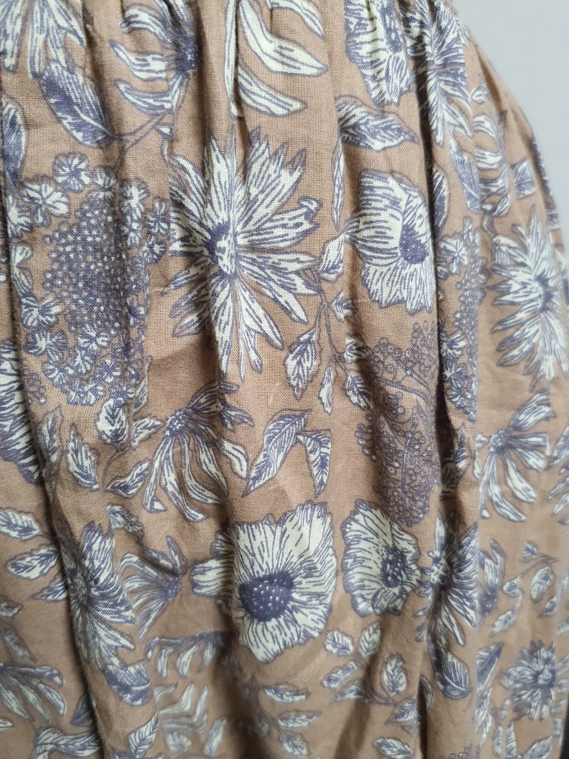 [빈티지] 플라워 패턴 롱 스커트 Free사이즈 상품이미지3