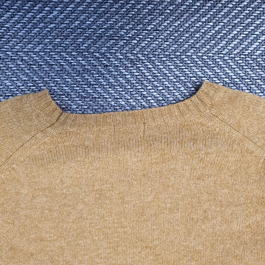 유니클로 울100 긴소매 니트 남자115~120 상품이미지6