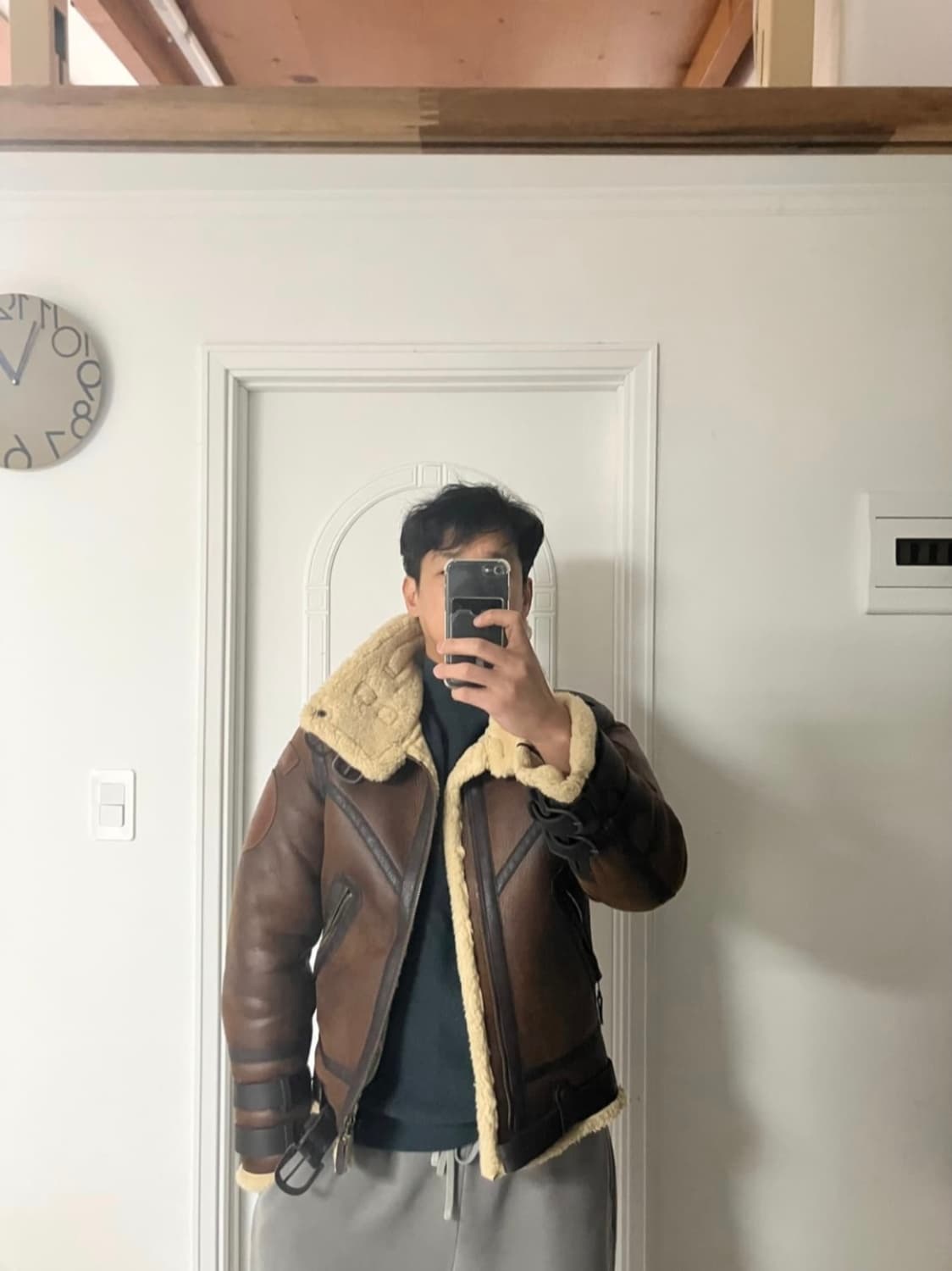 Paecock B-3 무스탕 상품이미지1