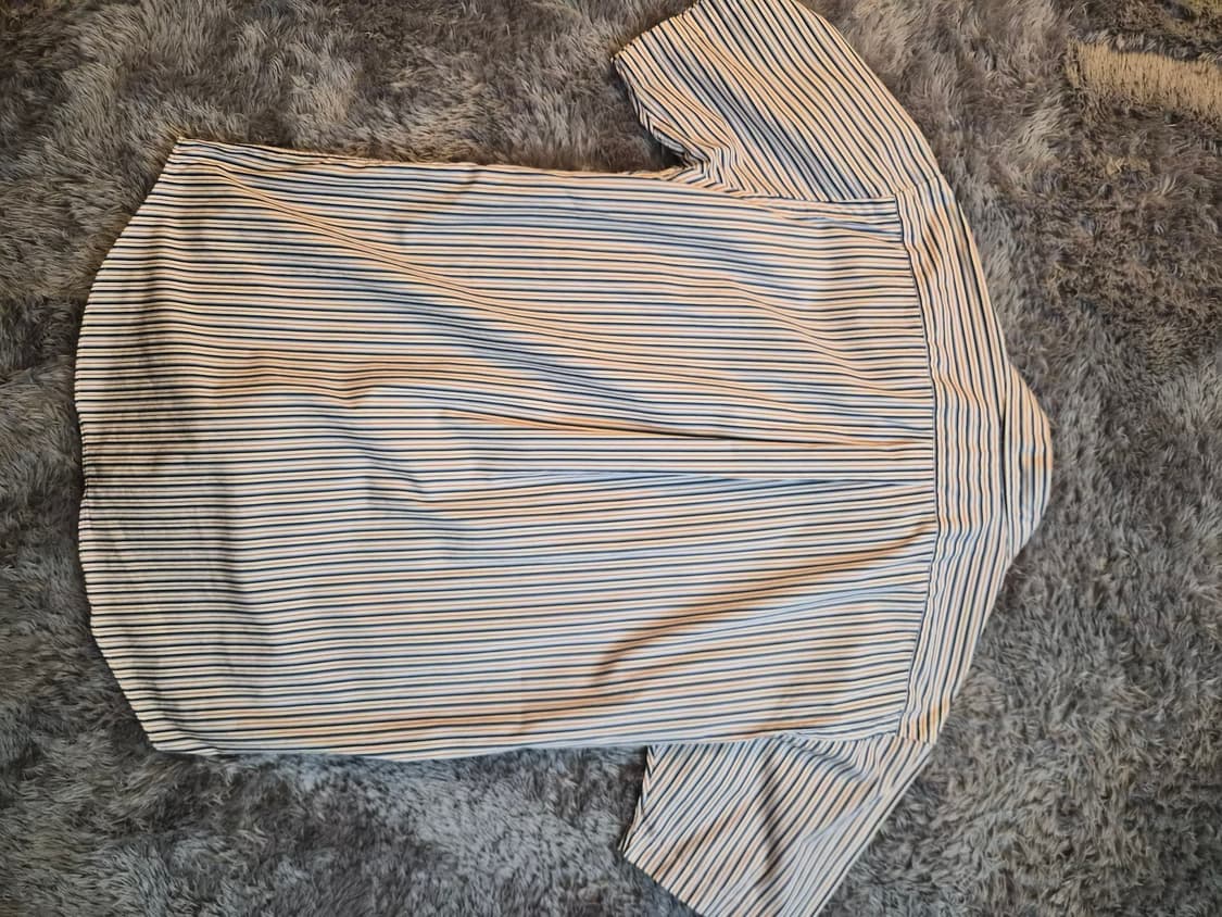 (2XL) 폴로 랄프로렌 레드 스트라이프 반팔 셔츠 상품이미지2