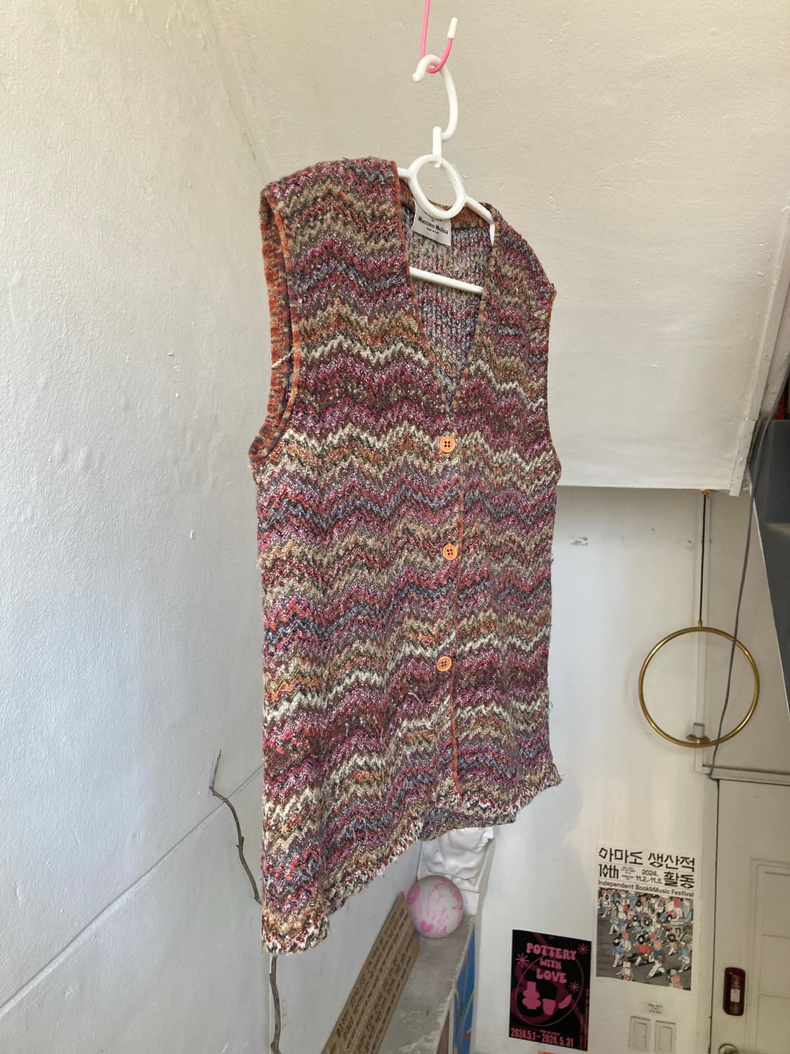 지그재그 울 베스트 made in ITALY 상품이미지3