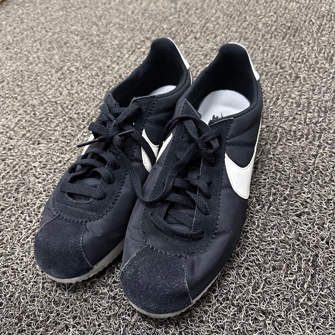 NIKE 나이키 코르테즈 스웨이드 나일론 검흰 280 상품이미지1