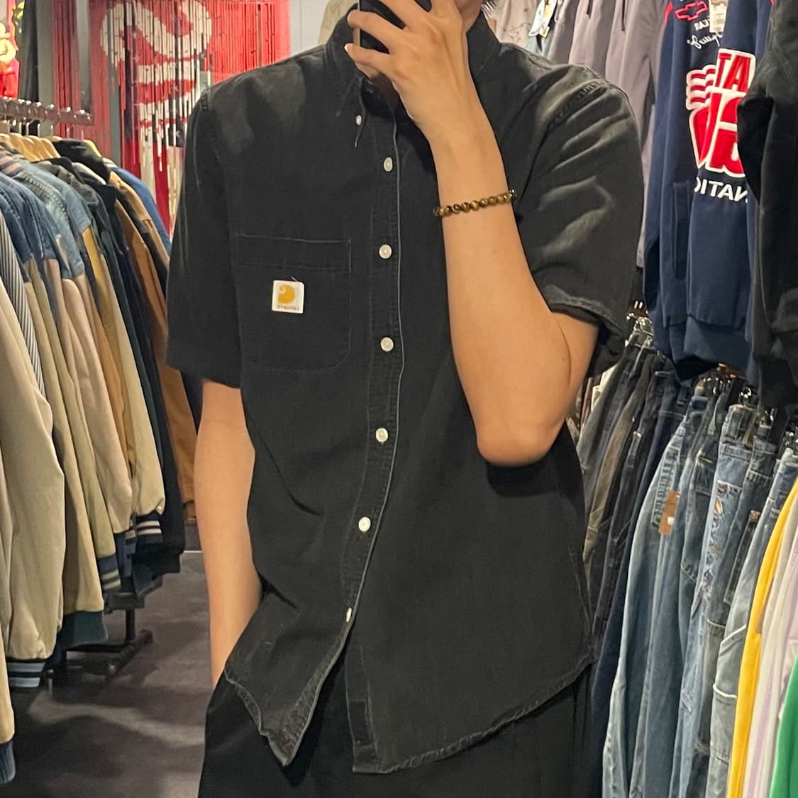 [IM] carhartt 칼하트 흑청 반팔셔츠 상품이미지5