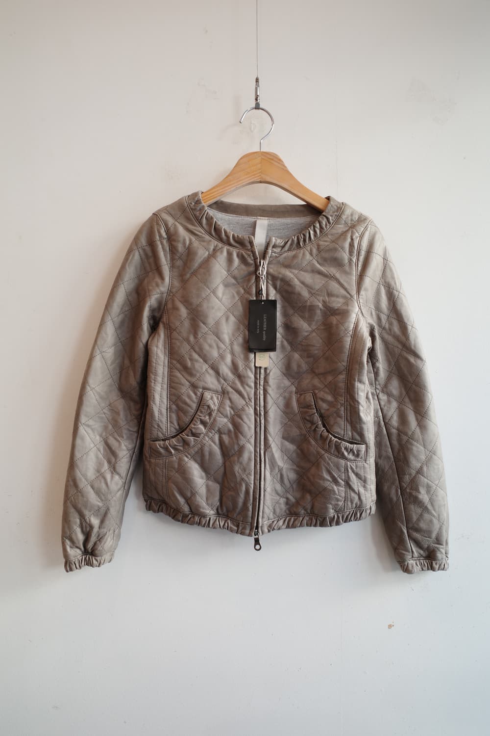 Rennat 투웨이 집업 양가죽 자켓  상품이미지1