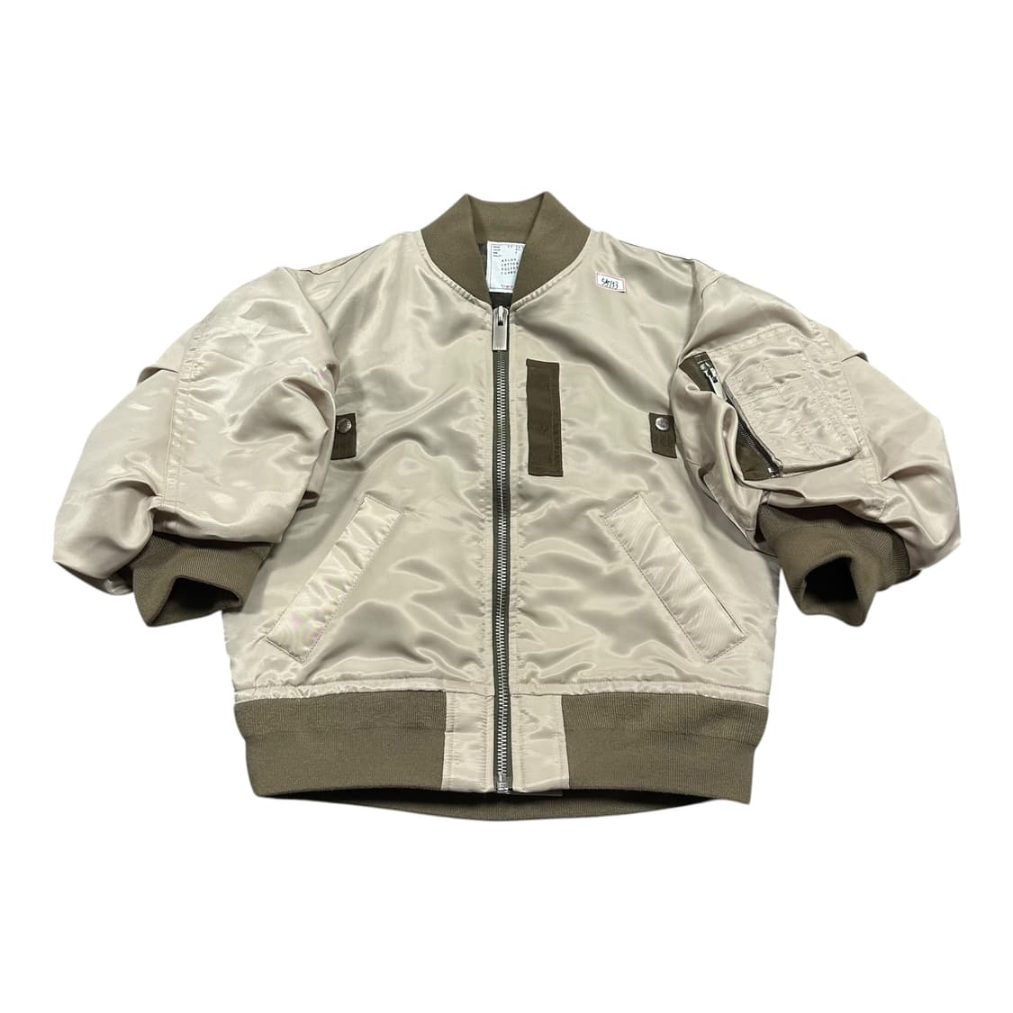 ✨ (바배) 사카이 나일론 트윌 블루종 봄버 여성 자켓  상품이미지1