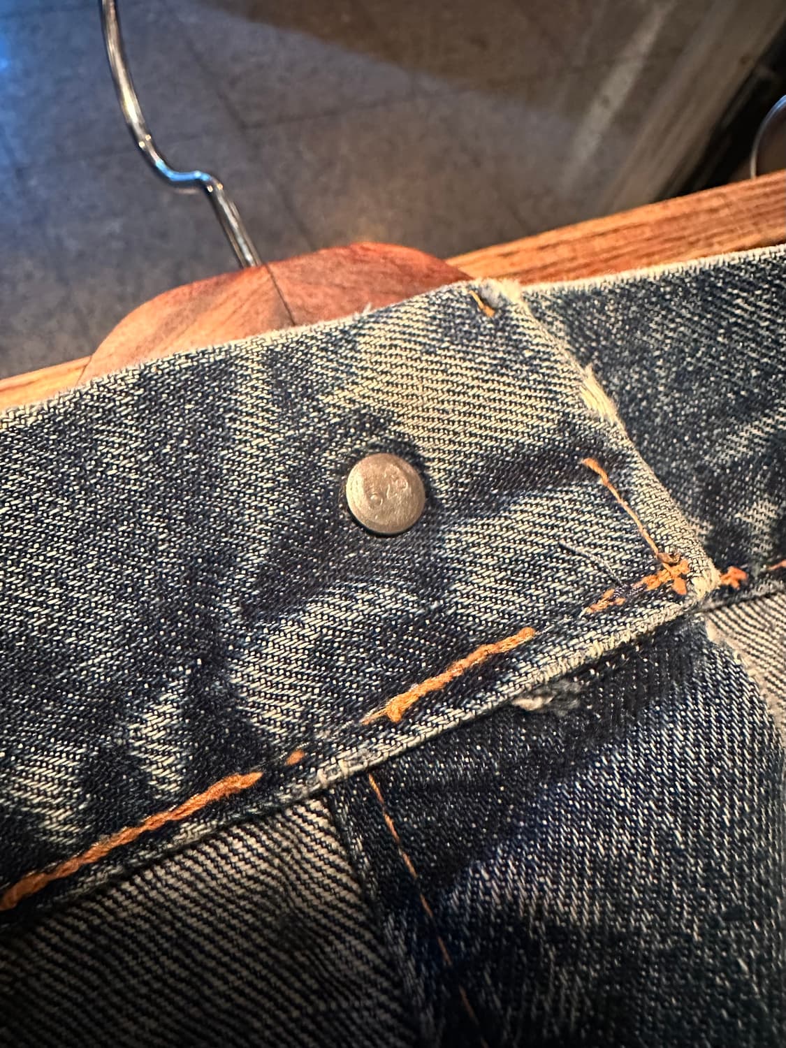 70s USA 빈티지 리바이스 70505 빅e 3세대 데님 자켓 상품이미지6